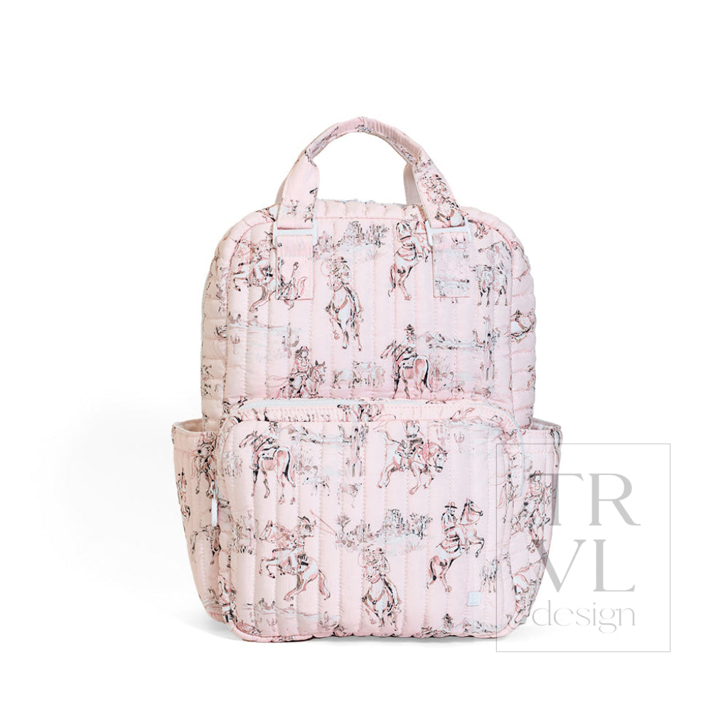 TRVL All You Need Diaper Bag - Cowgirl Toile