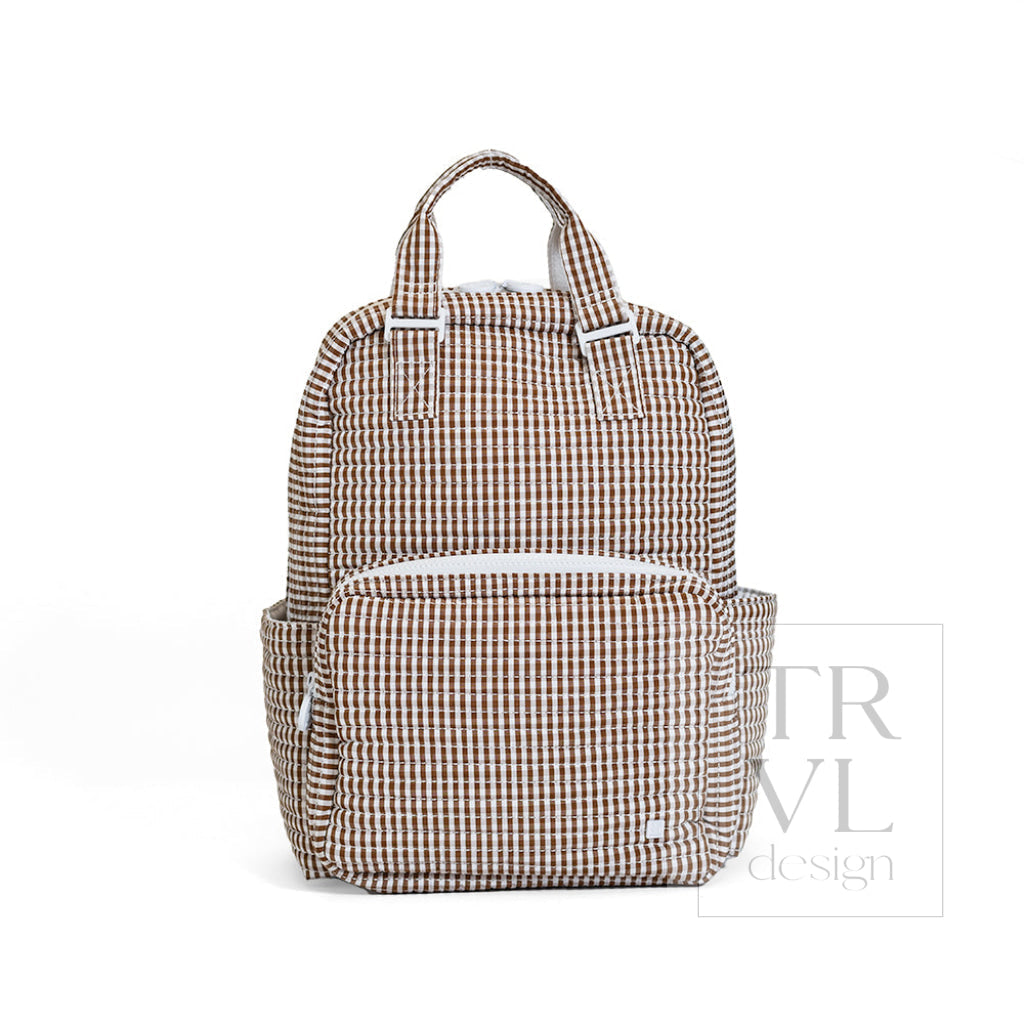TRVL All You Need Diaper Bag - Gingham Coco