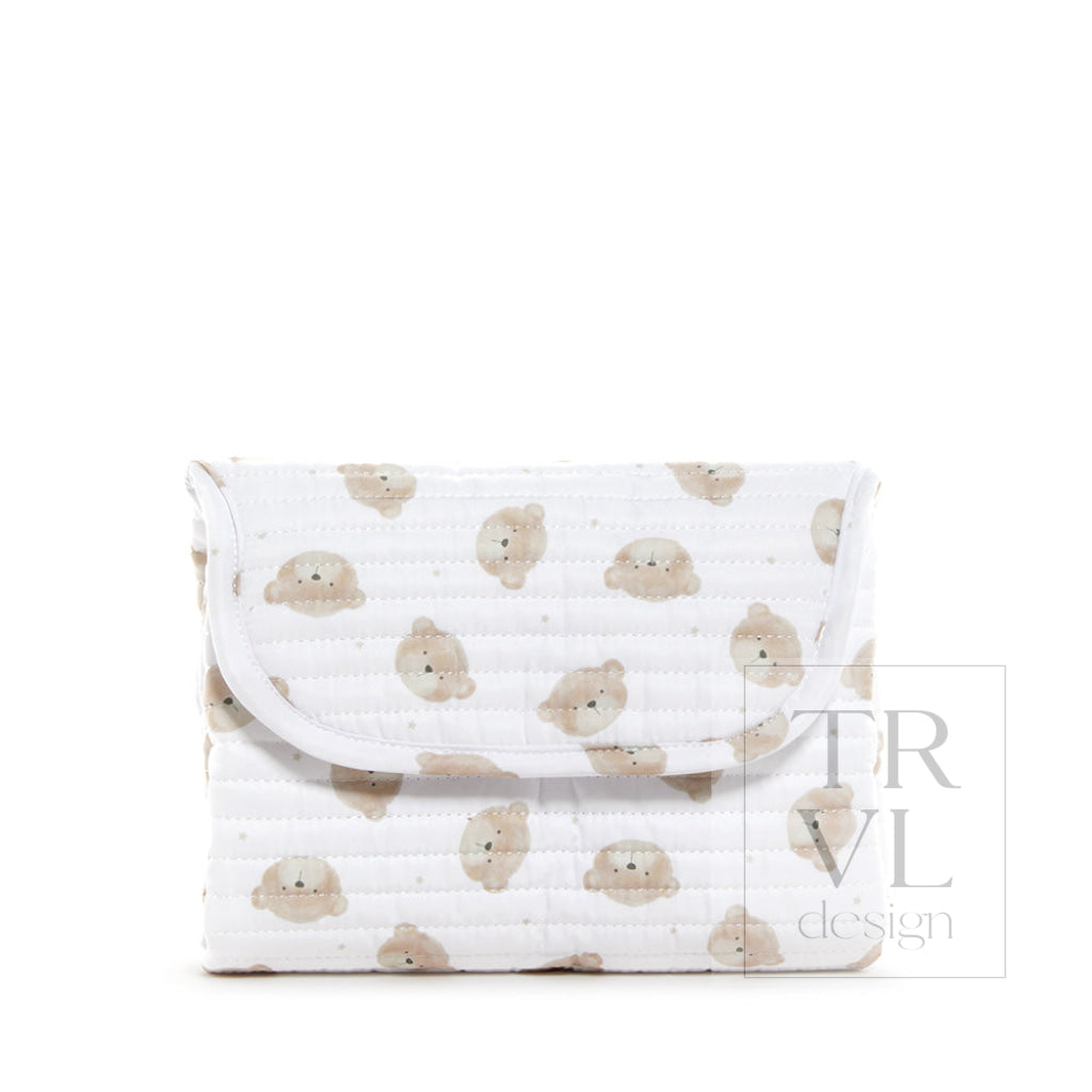 TRVL Quilted Changing Mat - Teddy Bear