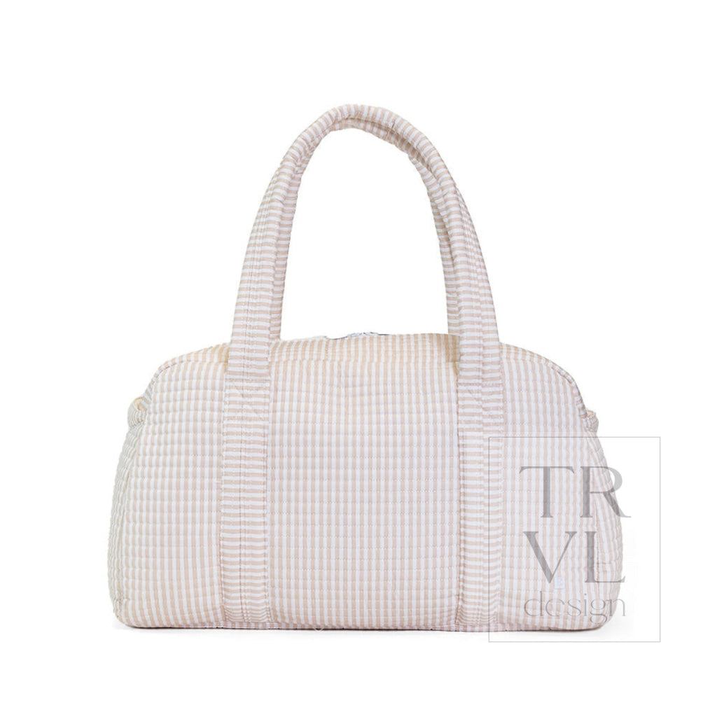 TRVL Grande Quilted Duffel - Pimlico Stripe Sand