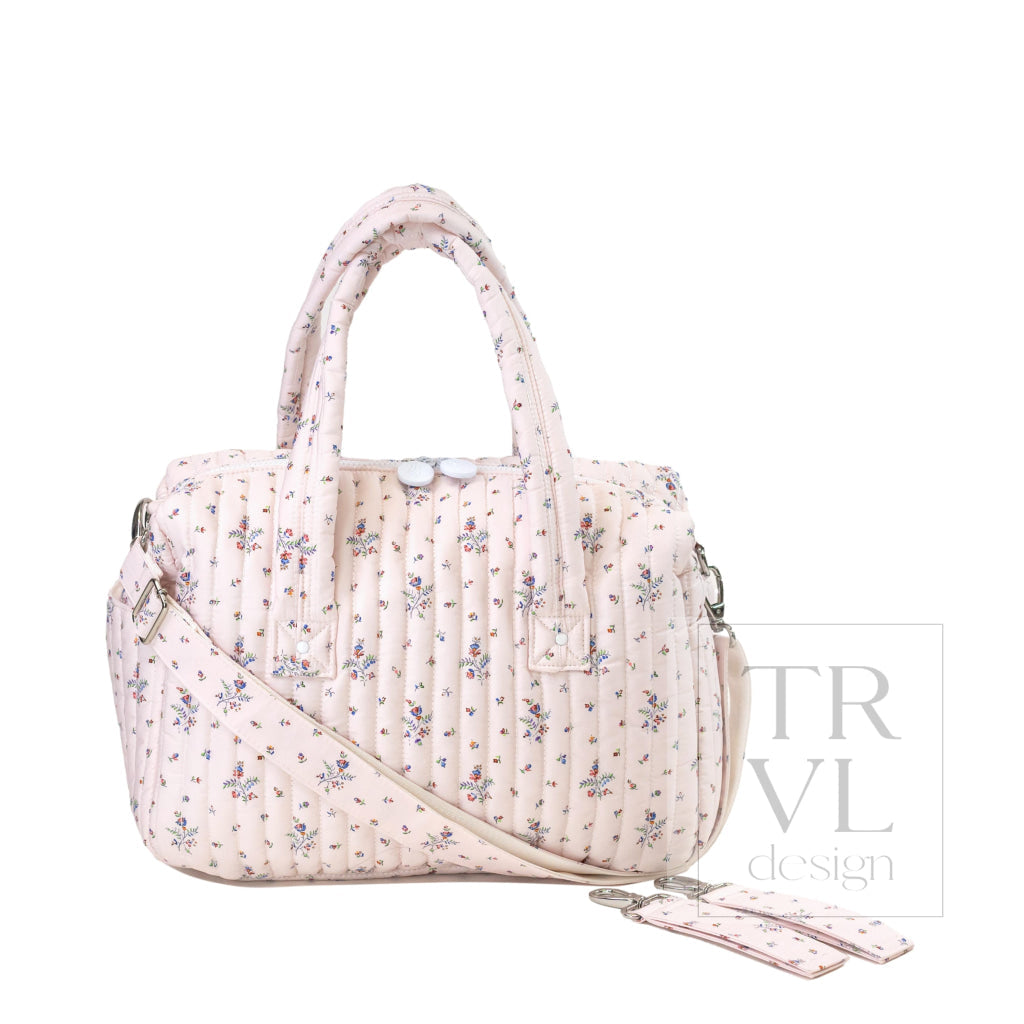 TRVL Quilted Stroller Bag - Fleurie