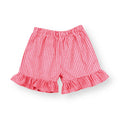 Girl's Gingham Ruffle Shorts