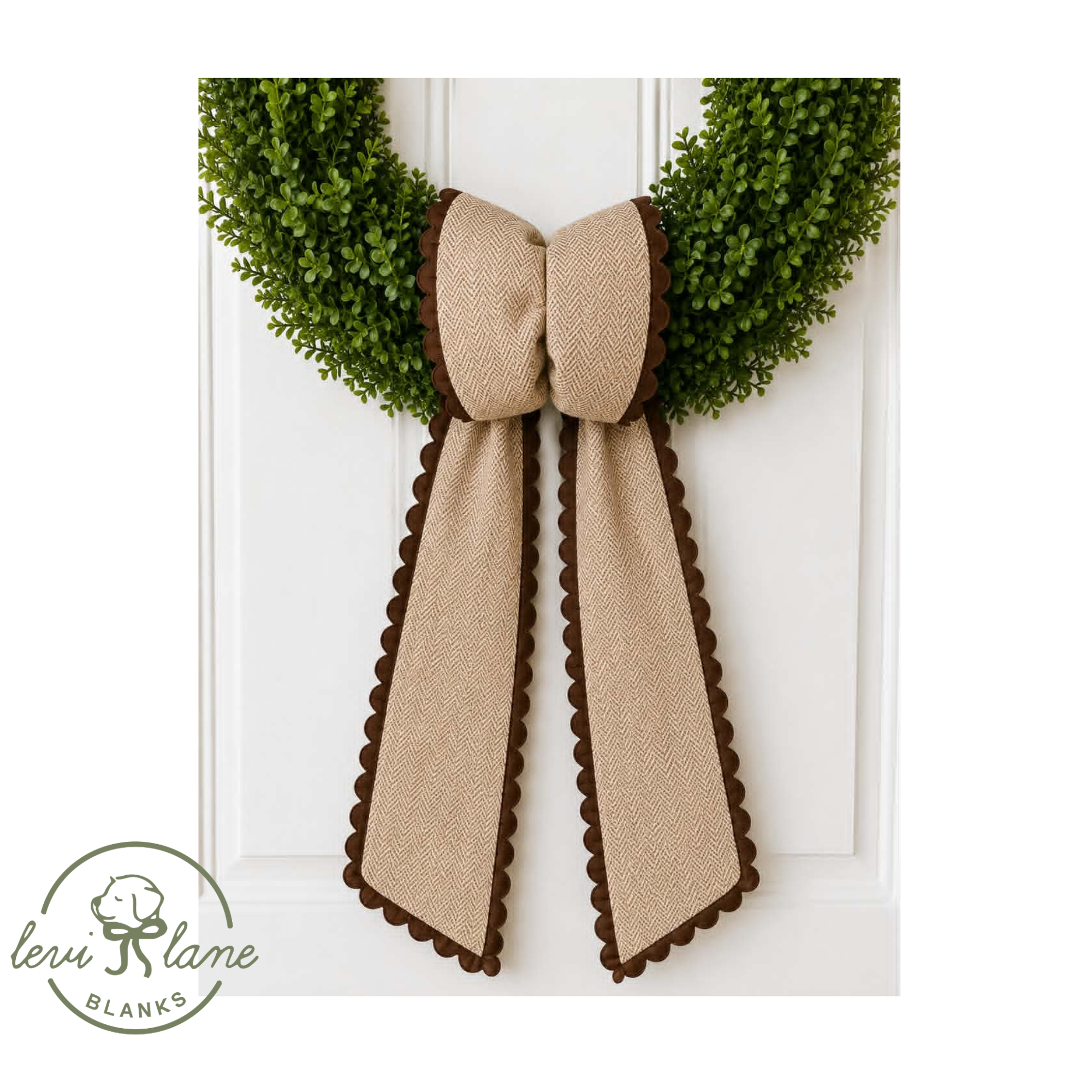 Fall Bow Wreath Sash – Preorder — Pattern 9
