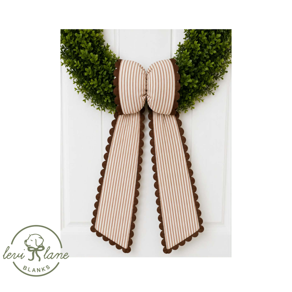 Fall Bow Wreath Sash – Preorder — Pattern 3