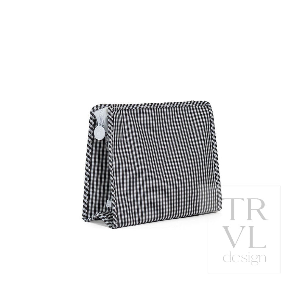 TRVL Large Roadie - Gingham Black