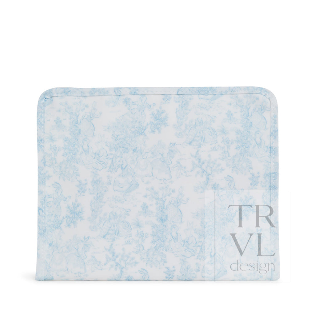 TRVL Large Roadie - Bunny Toile Blue