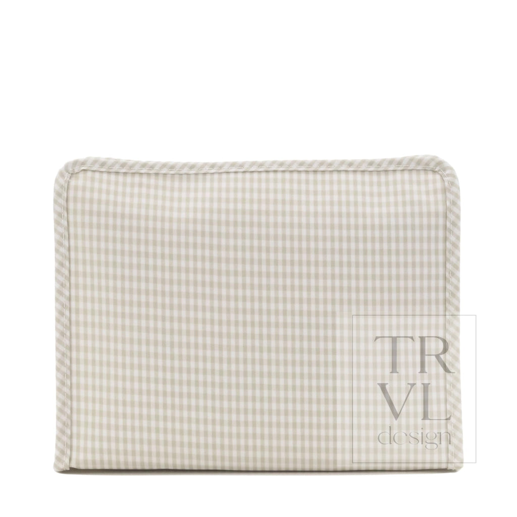 TRVL Large Roadie - Gingham Pearl Grey