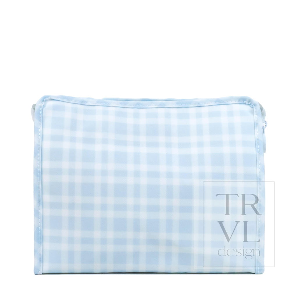 TRVL Large Roadie - Pimlico Plaid Blue