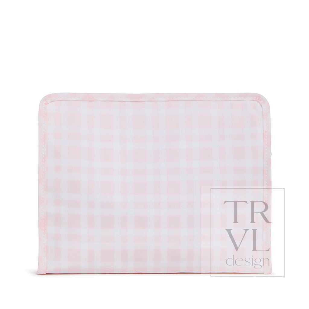 TRVL Large Roadie - Pimlico Plaid Pink