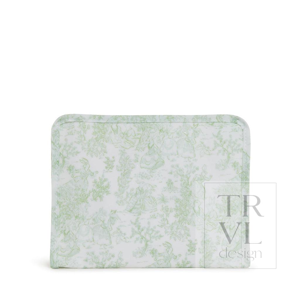 TRVL Medium Roadie - Bunny Toile Green