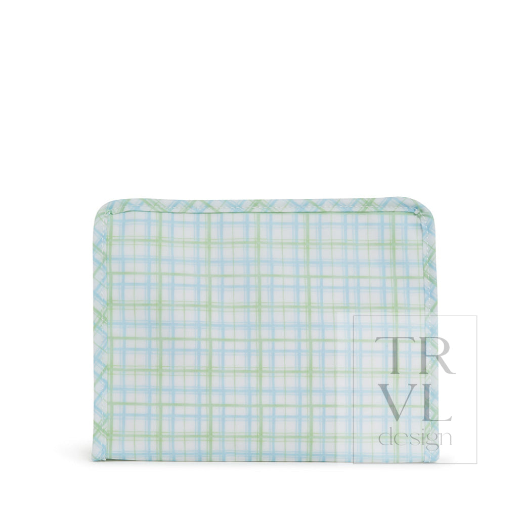 TRVL Medium Roadie - Classic Plaid Green