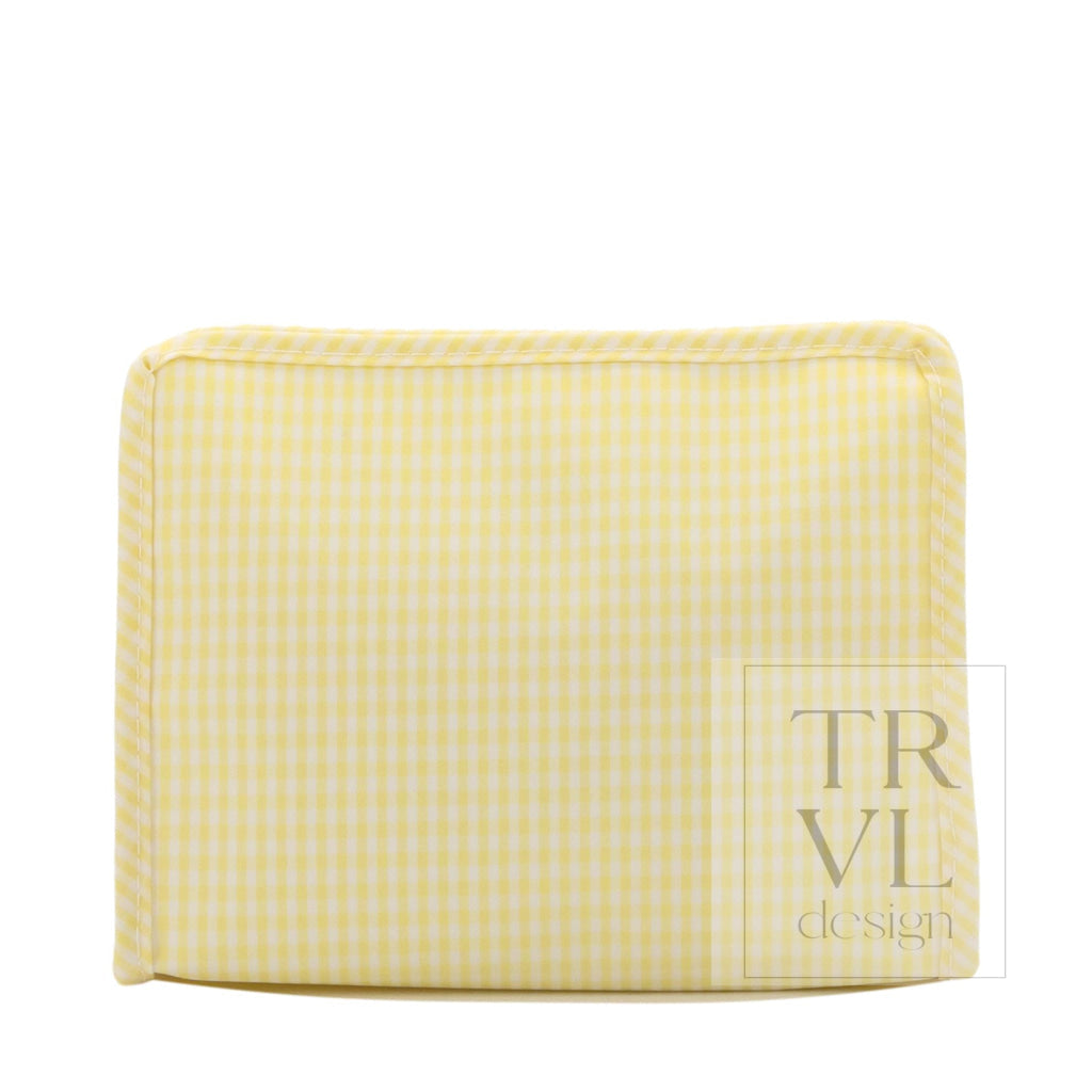 TRVL Medium Roadie - Gingham Buttercup