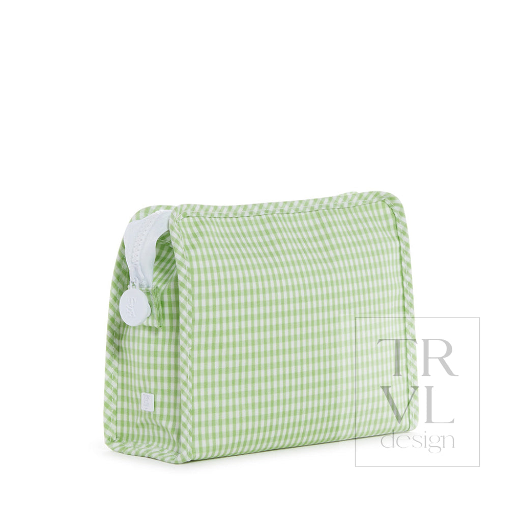 TRVL Medium Roadie - Gingham Leaf2