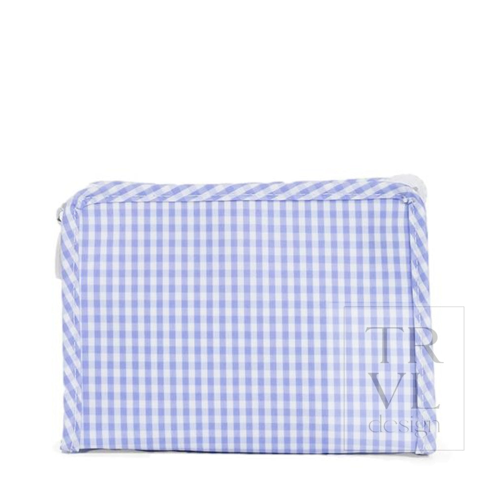 TRVL Medium Roadie - Gingham Lilac