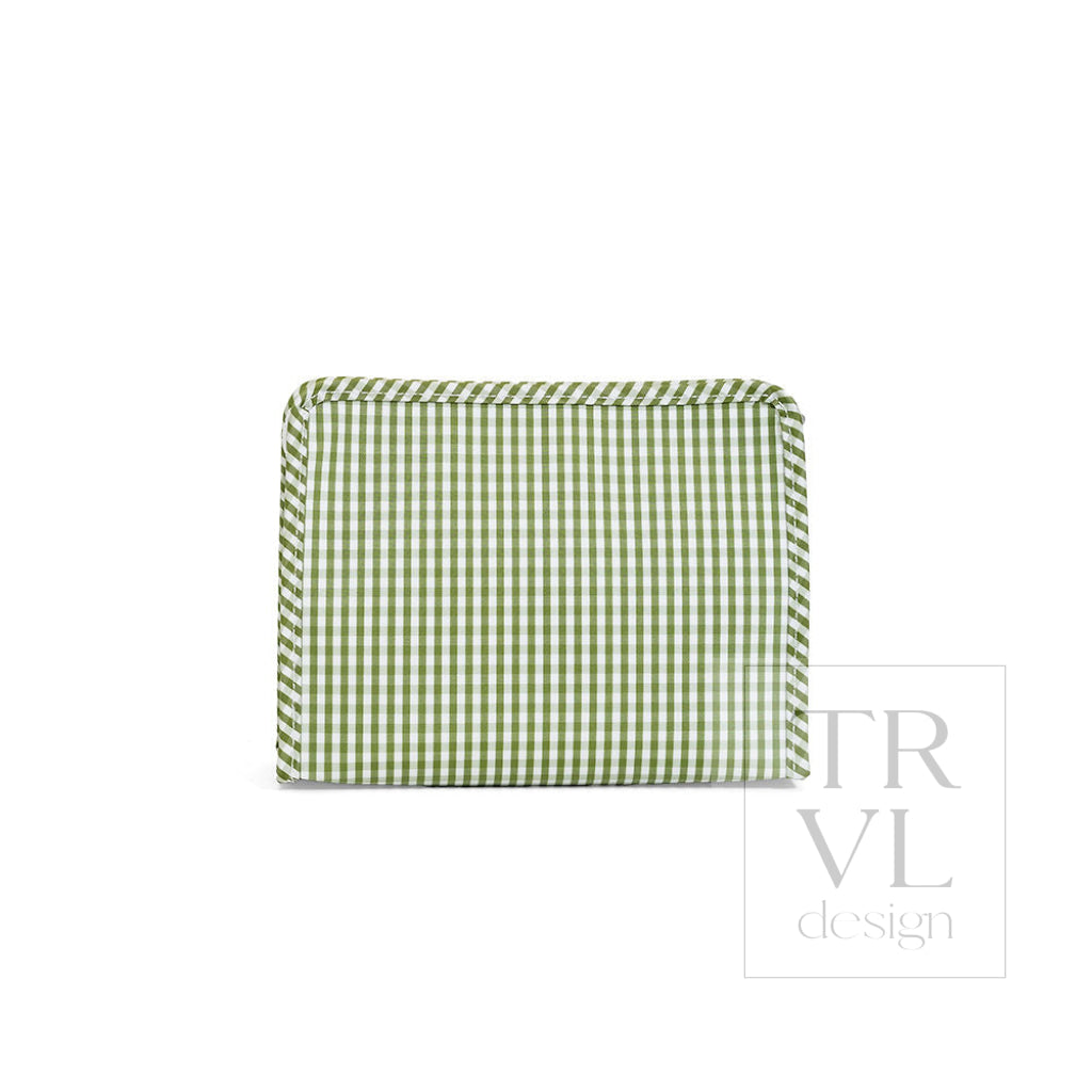 TRVL Medium Roadie - Gingham Moss