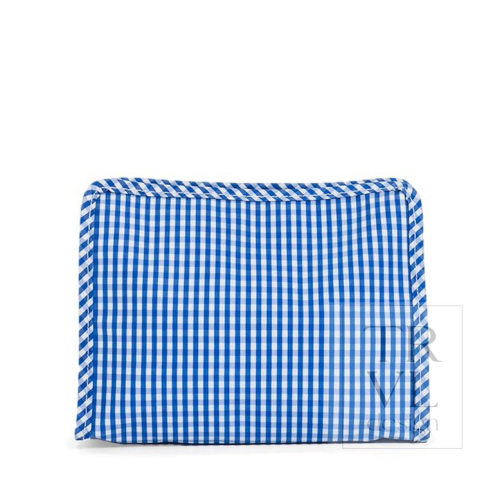 TRVL Medium Roadie - Gingham Royal