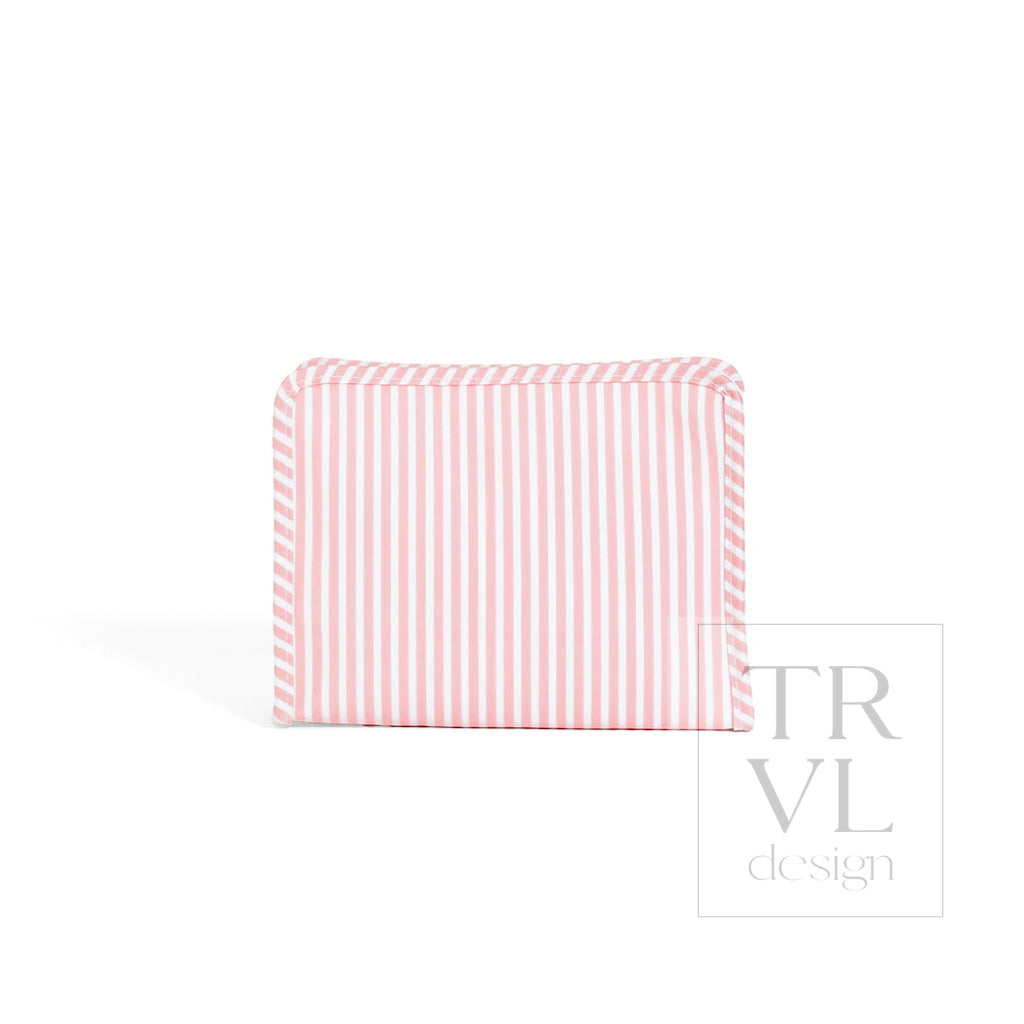 TRVL Medium Roadie - Pimlico Stripe Dusty Rose