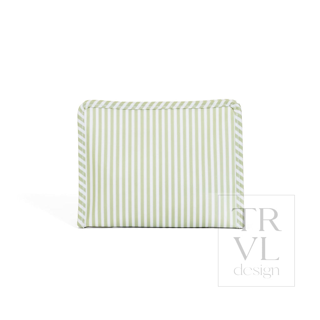 TRVL Medium Roadie - Pimlico Stripe Sage