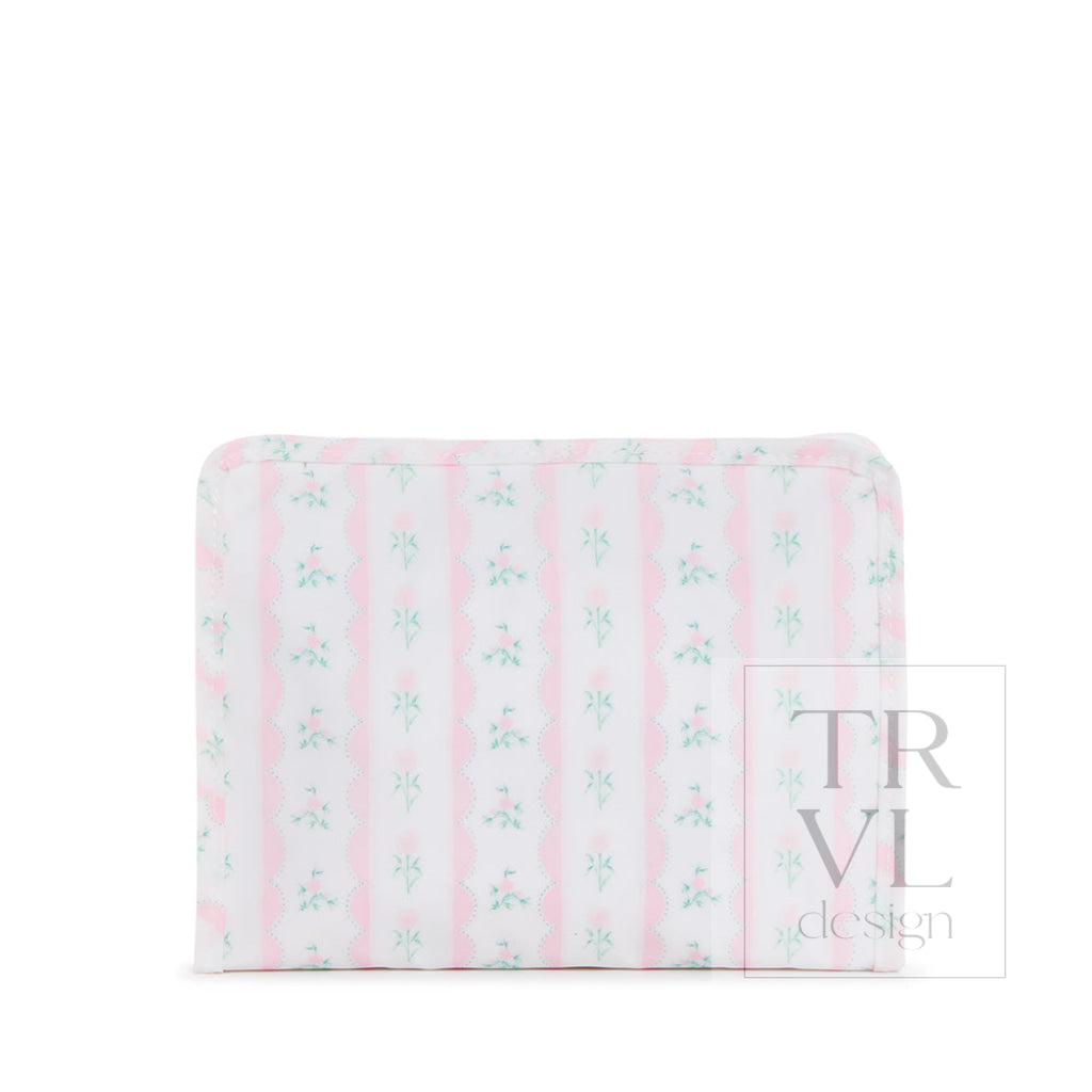 TRVL Medium Roadie - Ribbon Floral Pink