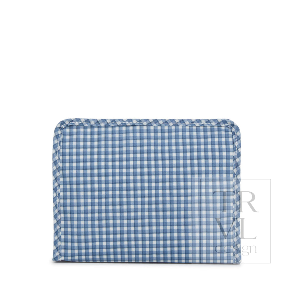 TRVL Medium Roadie - Rodeo Check Indigo