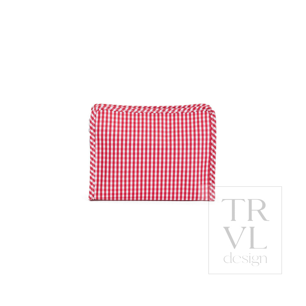 TRVL Small Roadie - Gingham Red