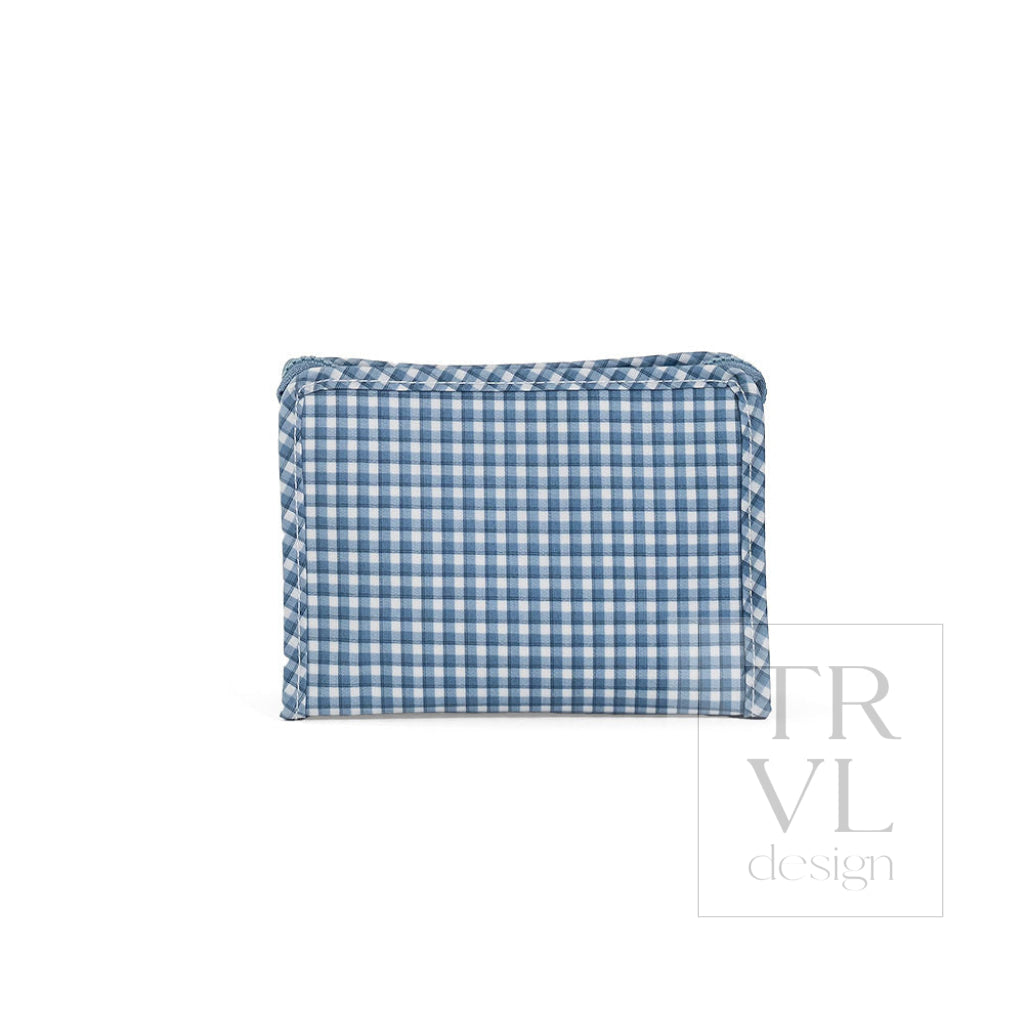 TRVL Small Roadie - Rodeo Check Indigo