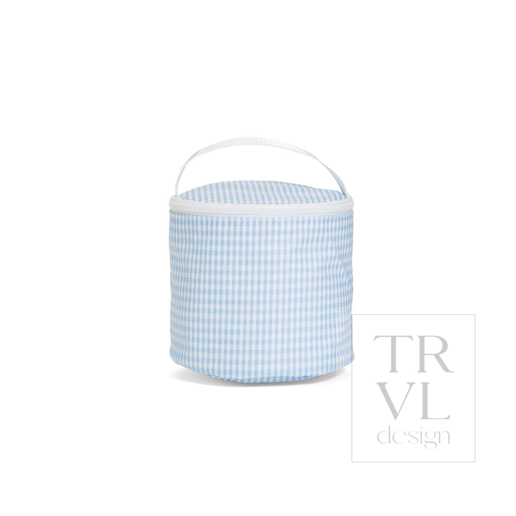 TRVL Snack Bag - Gingham Mist