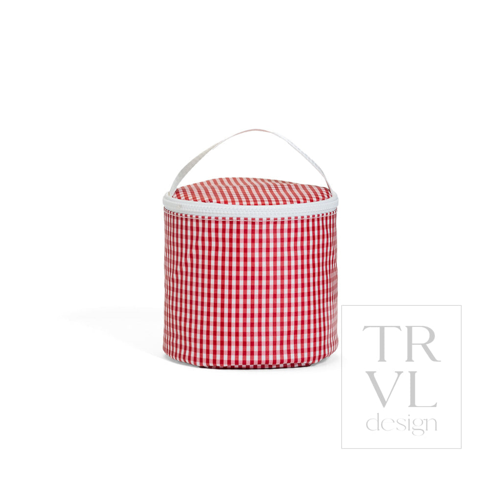 TRVL Snack Bag - Gingham Red