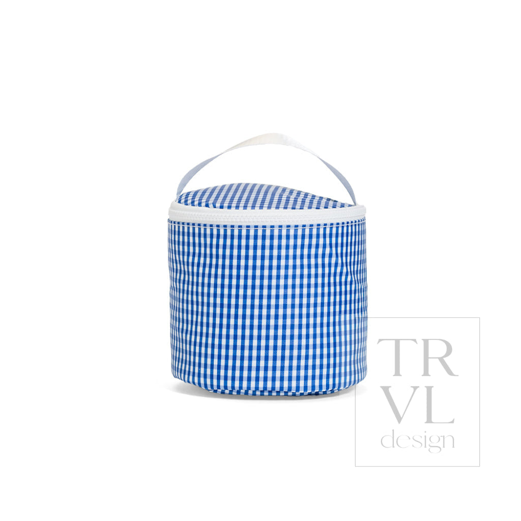 TRVL Snack Bag - Gingham Royal