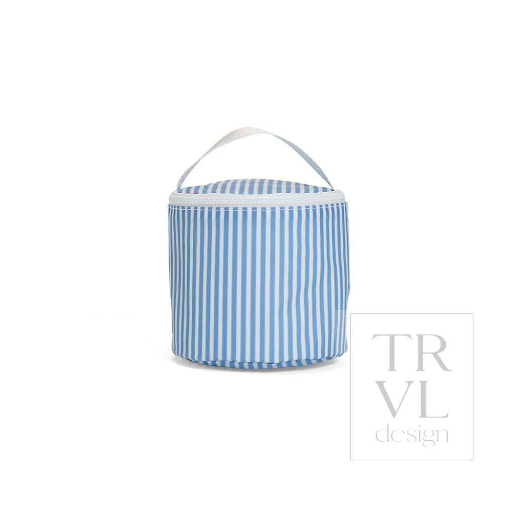 TRVL Snack Bag - Pimlico Stripe Chambray