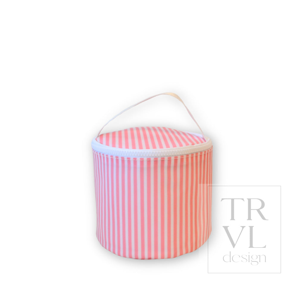 TRVL Snack Bag - Pimlico Stripe Dusty Rose