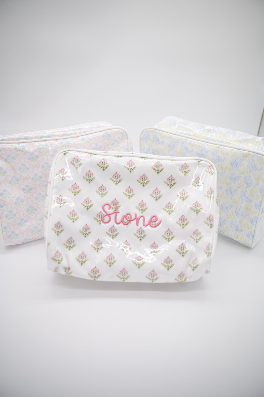 Large Wipeable Zipper Pouch — personalized example