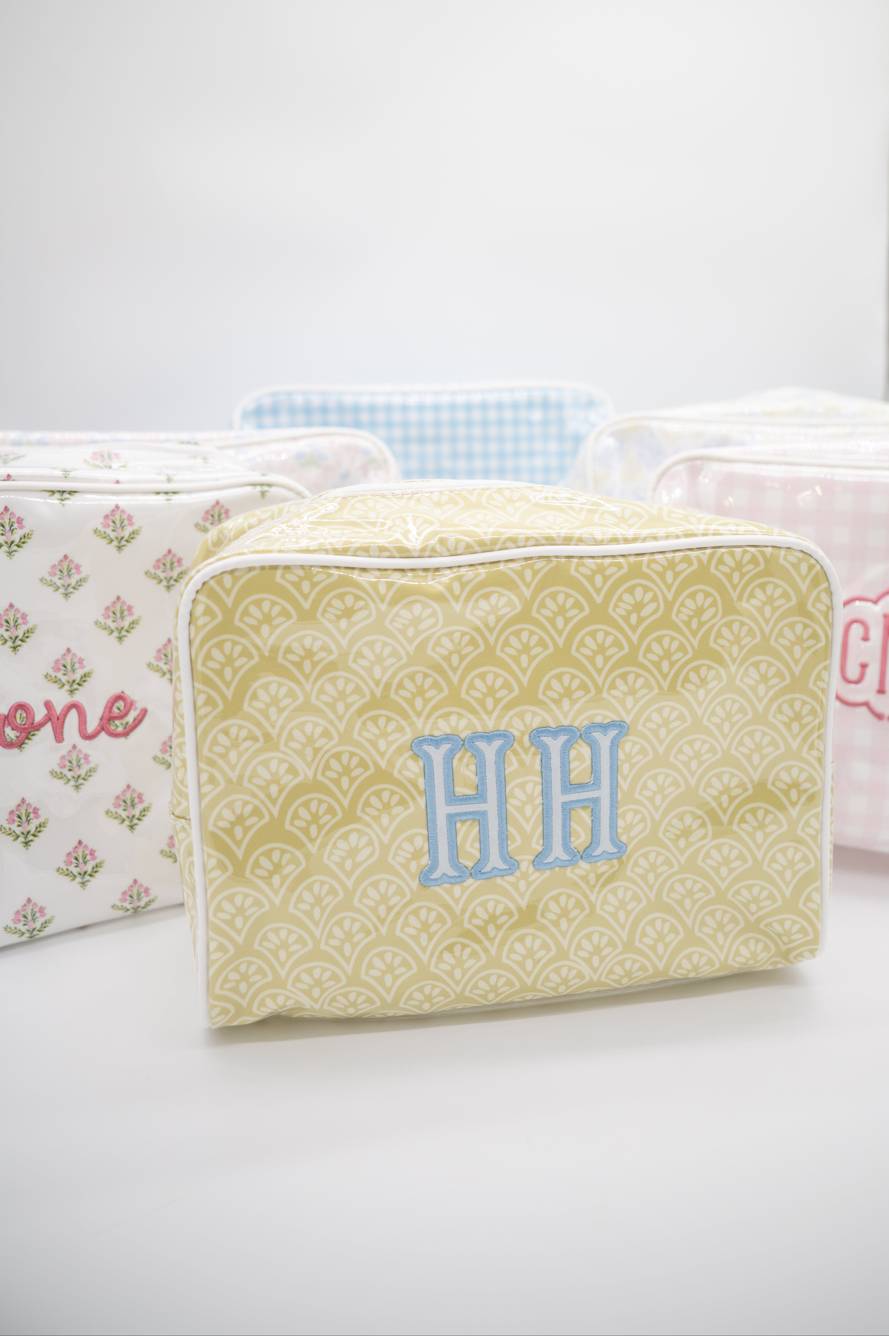 Large Wipeable Zipper Pouch — personalized example