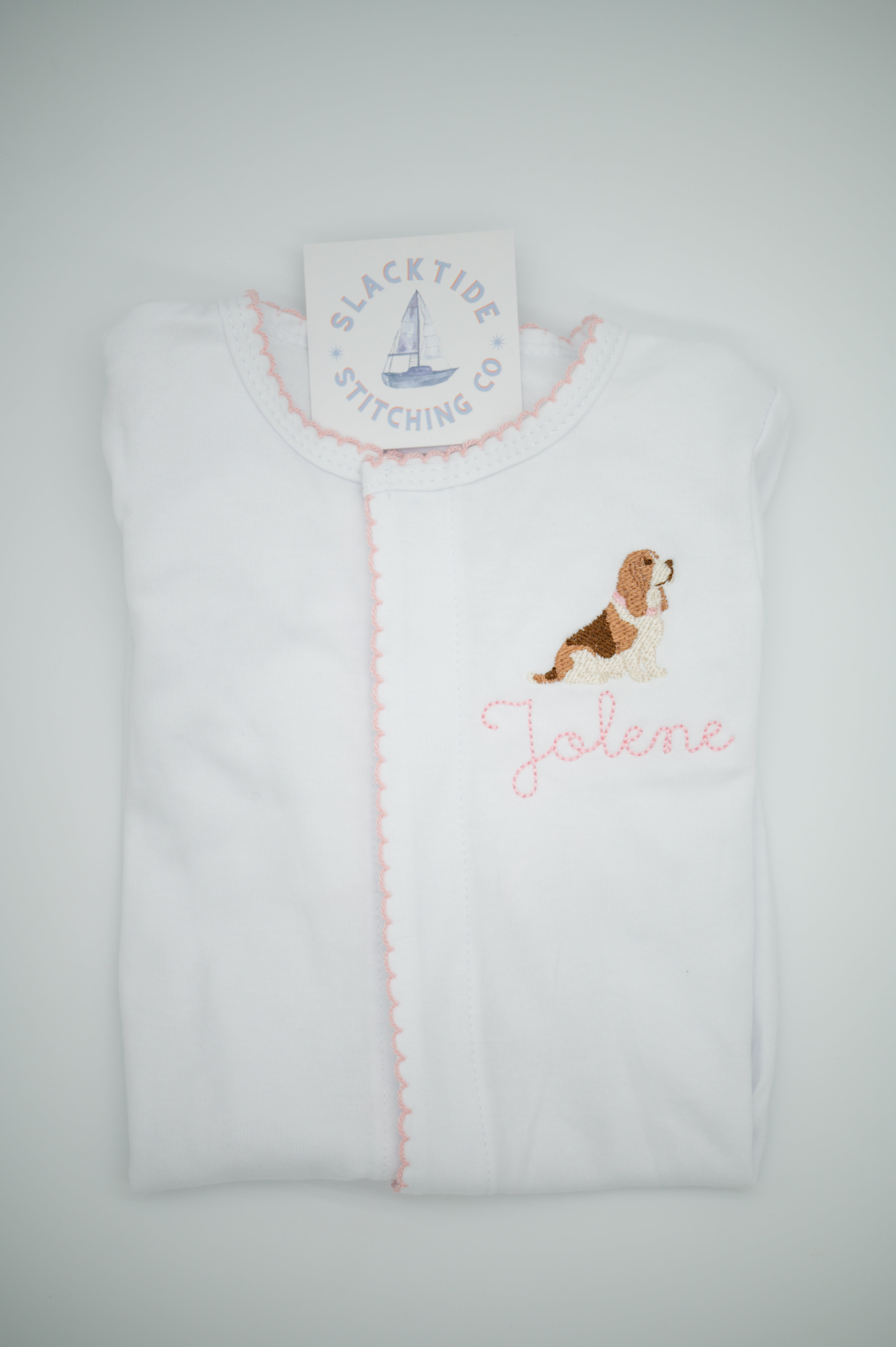 Organic Cotton Proper Footie — personalized example