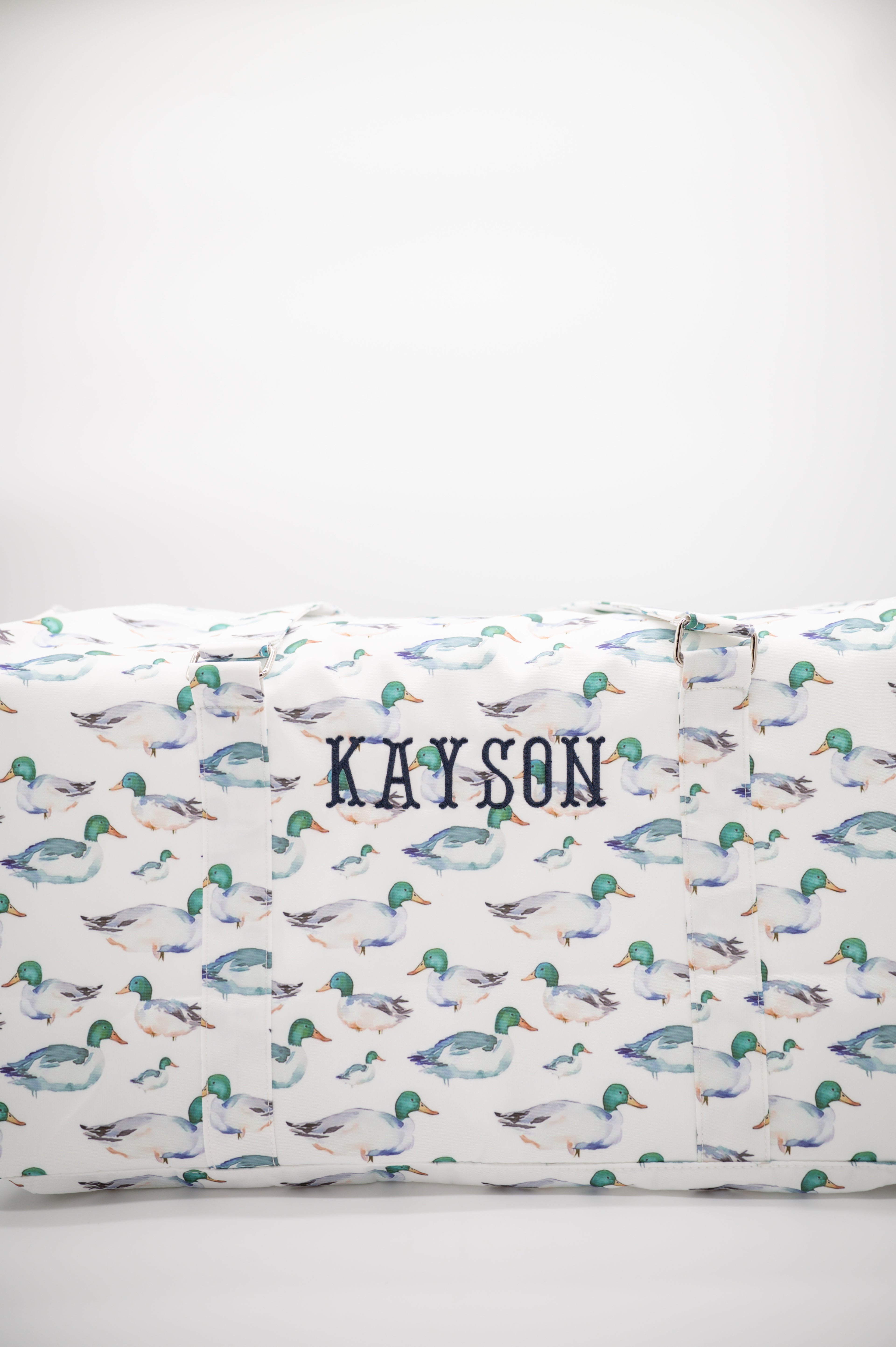 Nylon Duffle Bag — personalized example