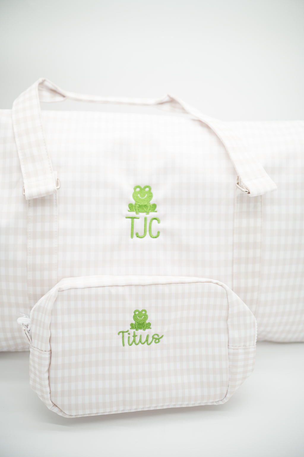 Nylon Duffle Bag — personalized example