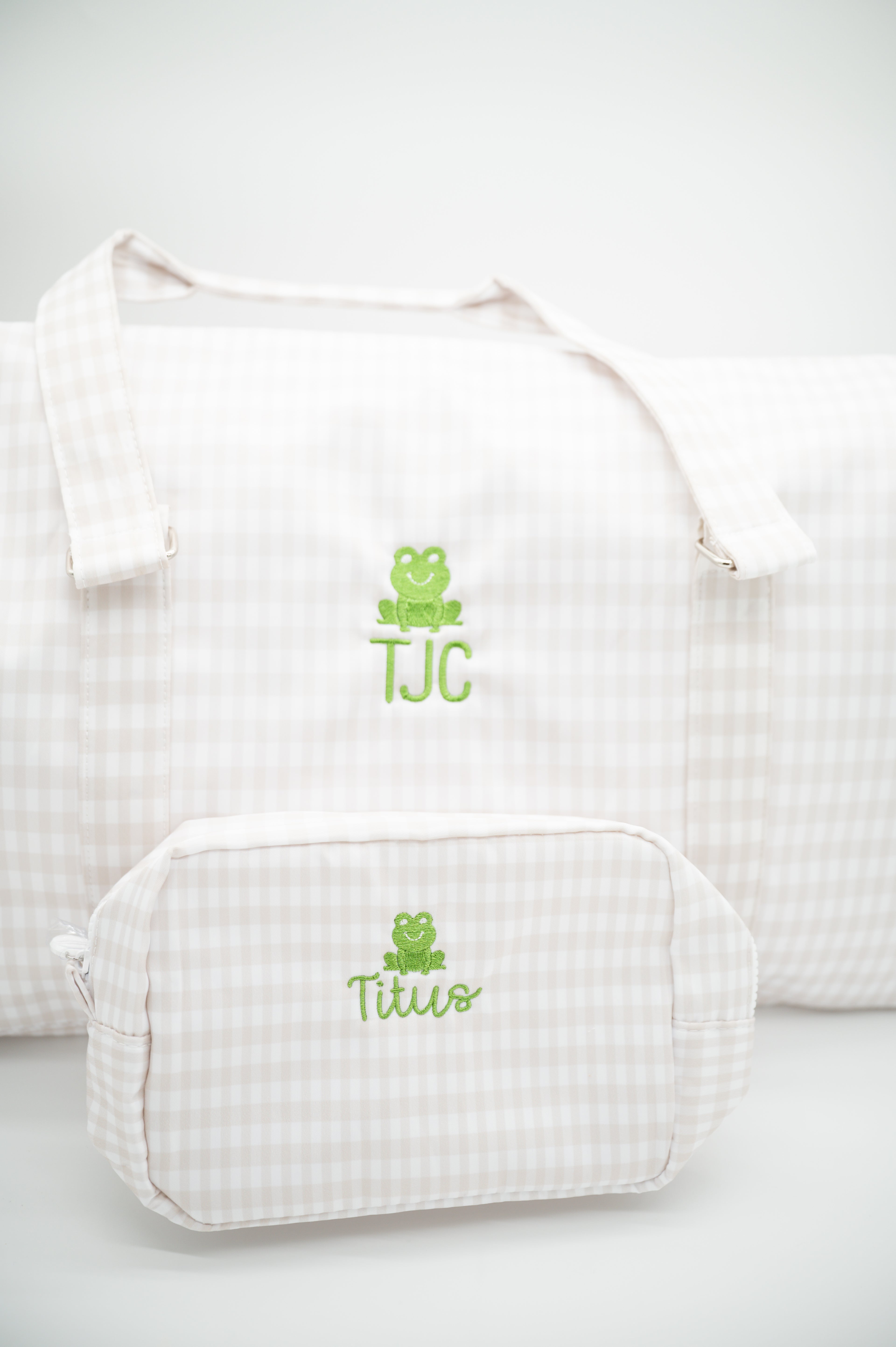 Nylon Duffle Bag — personalized example