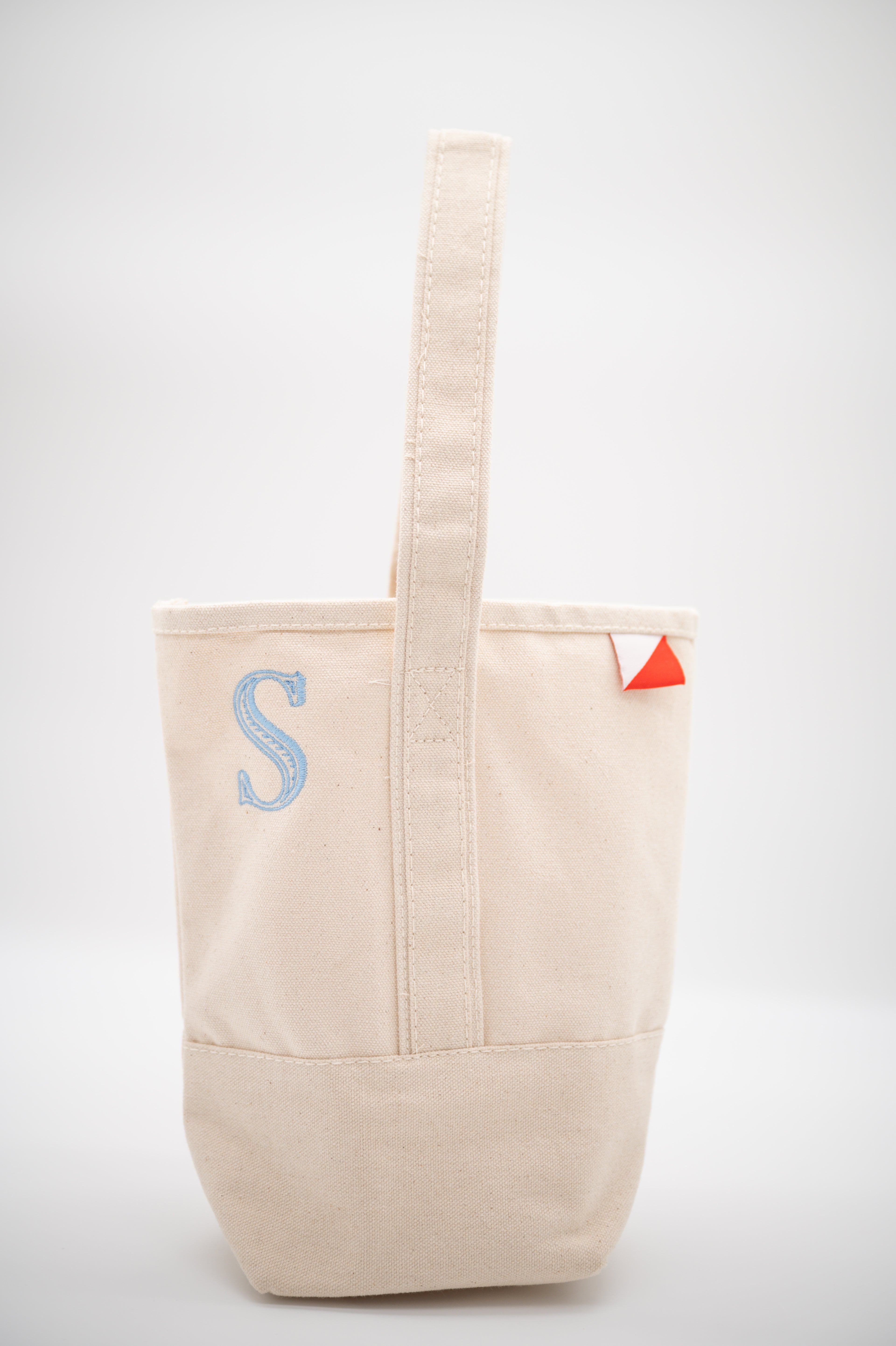 2- Bottle Canvas Wine Gift Host Bag — personalized example