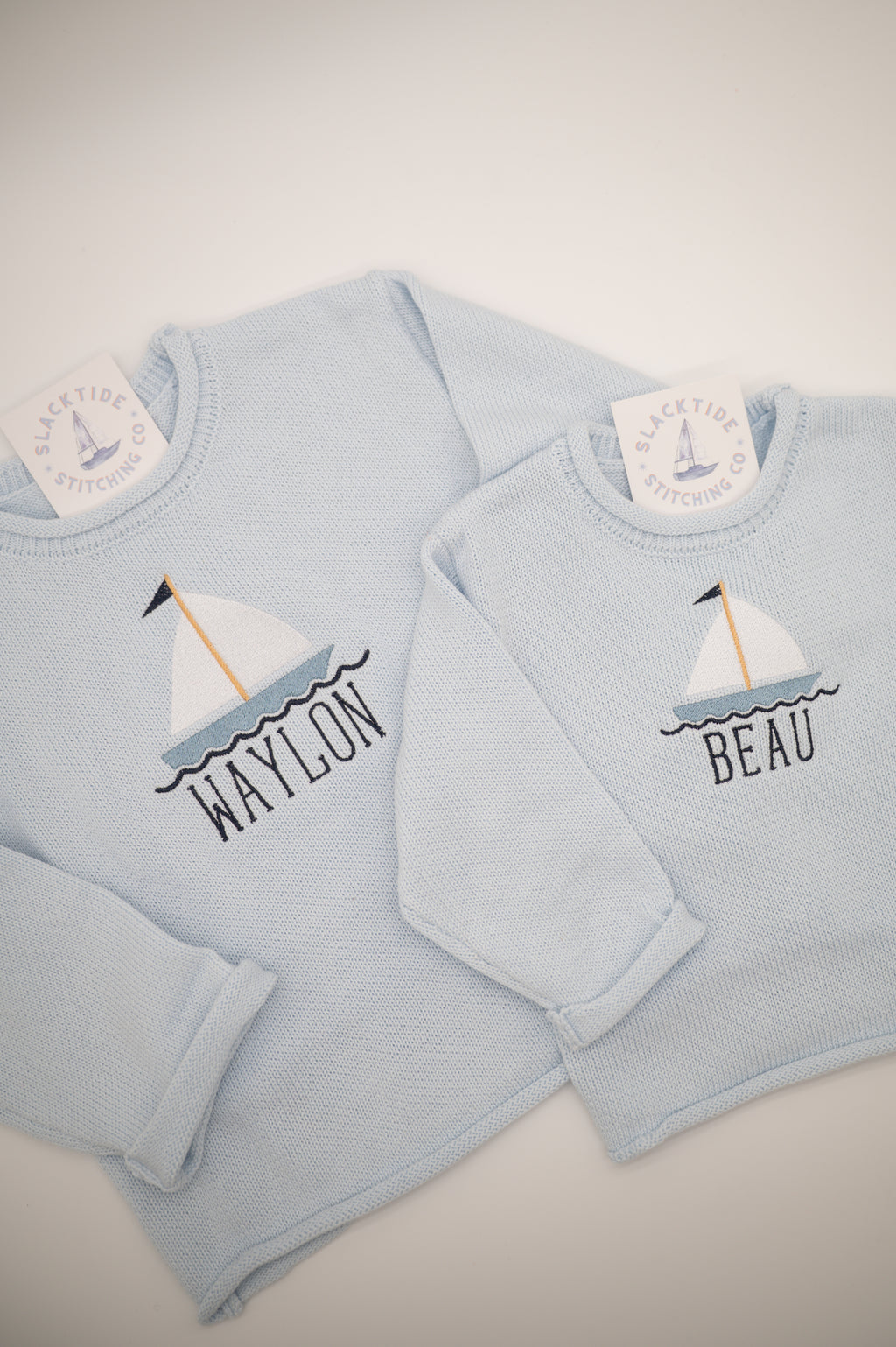 Unisex Roll Neck Sweater — personalized example