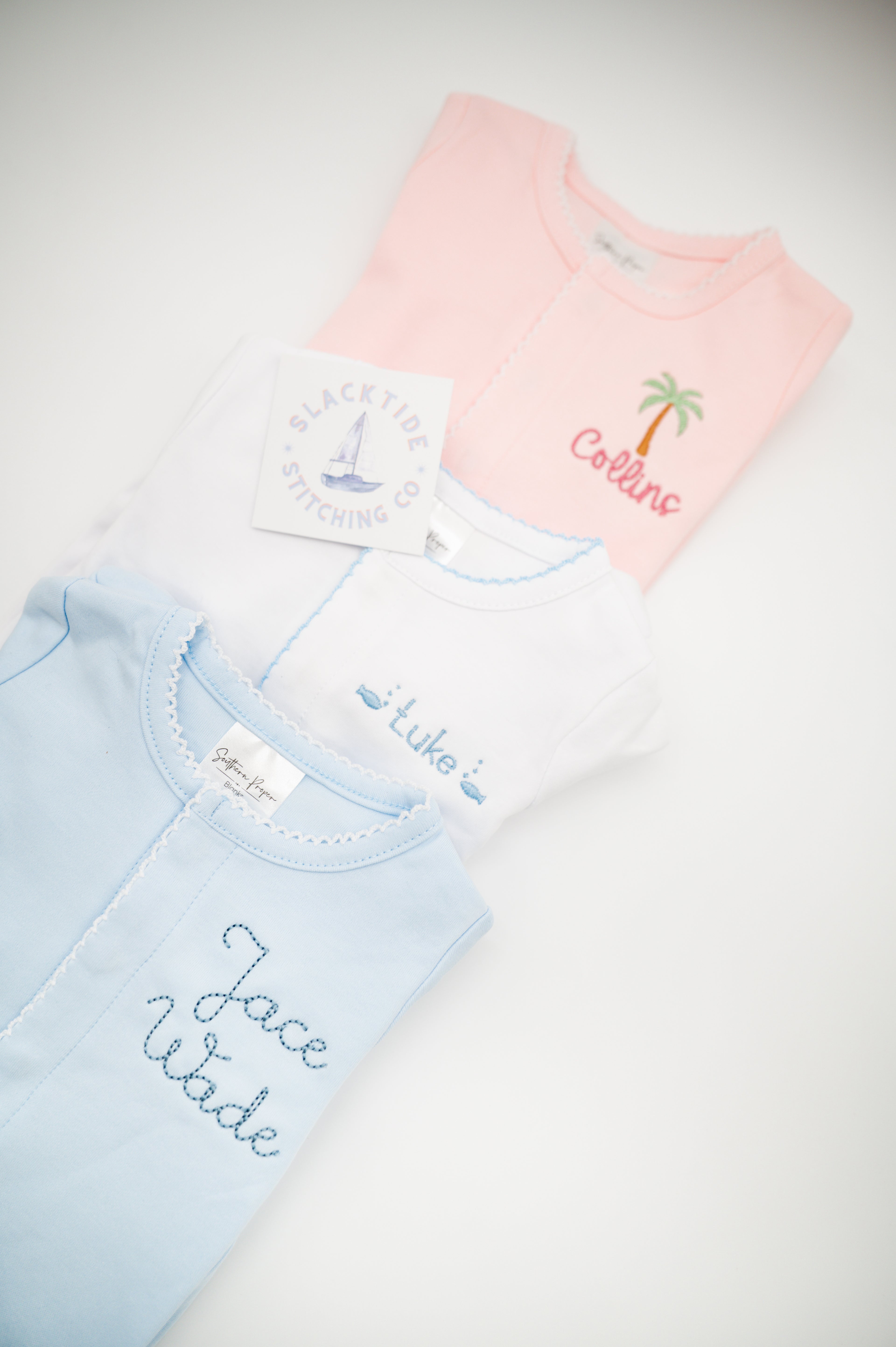 Organic Cotton Proper Footie — personalized example