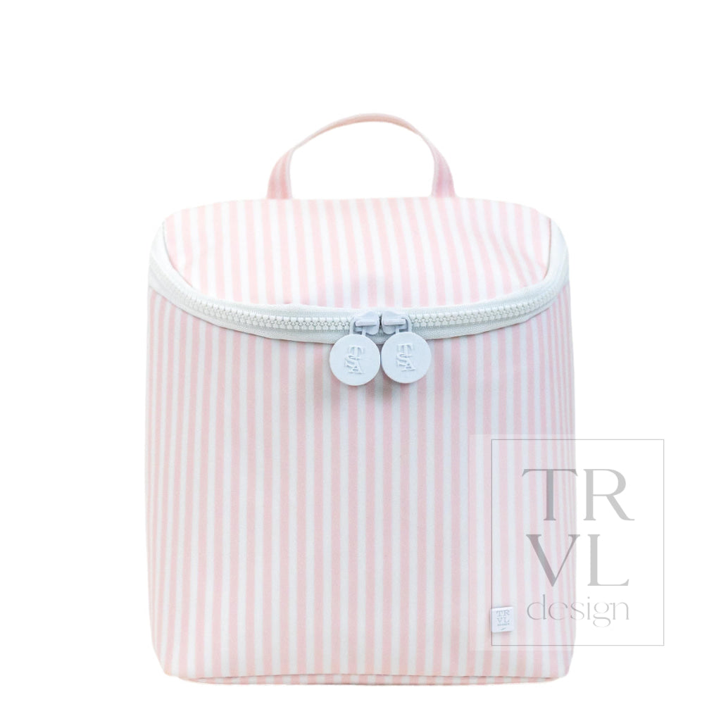 TRVL Take Away Insulated Lunch Bag - Pimlico Stripe Pink