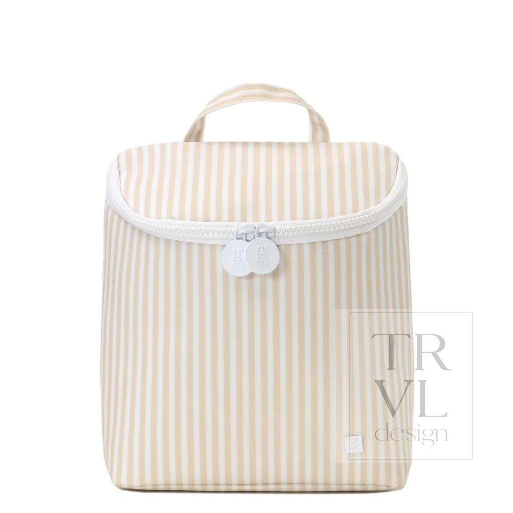 TRVL Take Away Insulated Lunch Bag - Pimlico Stripe Sand