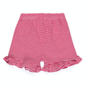 Girl's Micro-Striped Ruffle Shorts