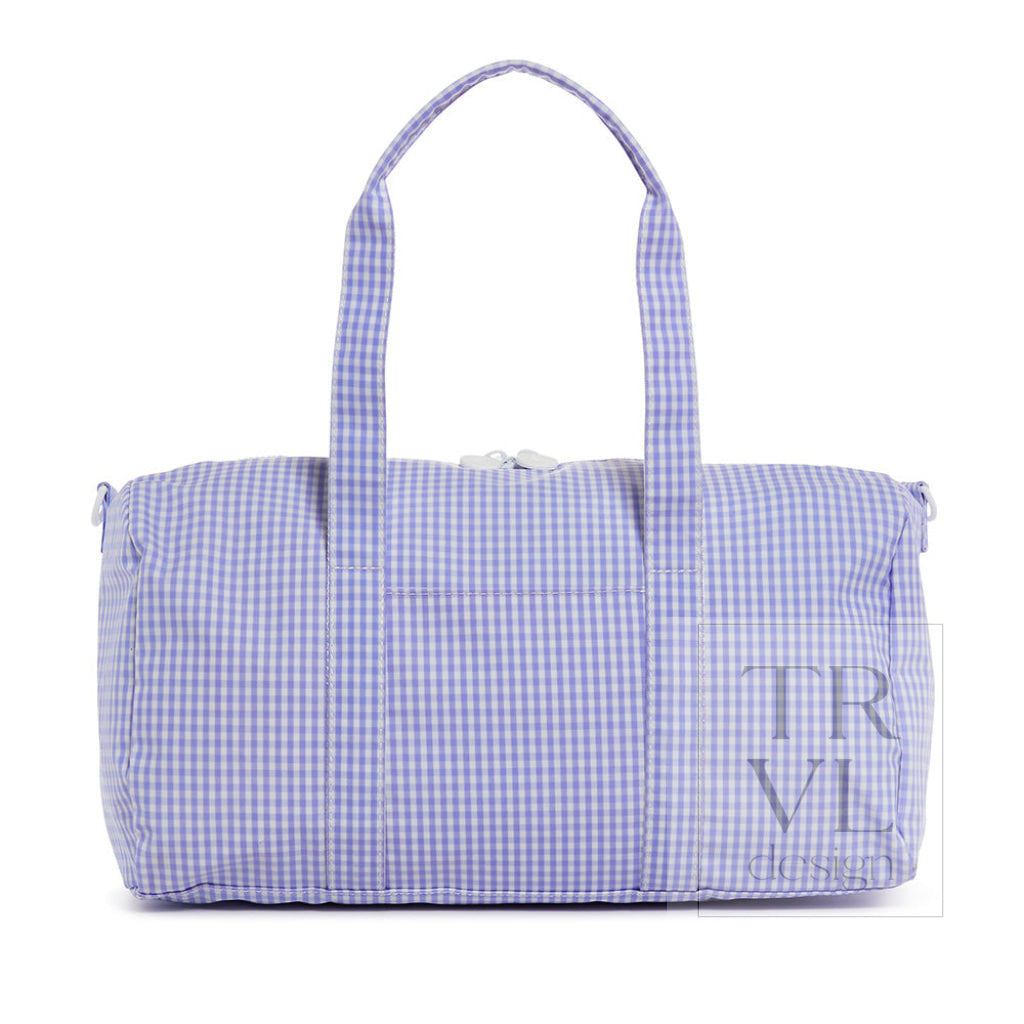 TRVL Weekender Duffel - Gingham Lilac