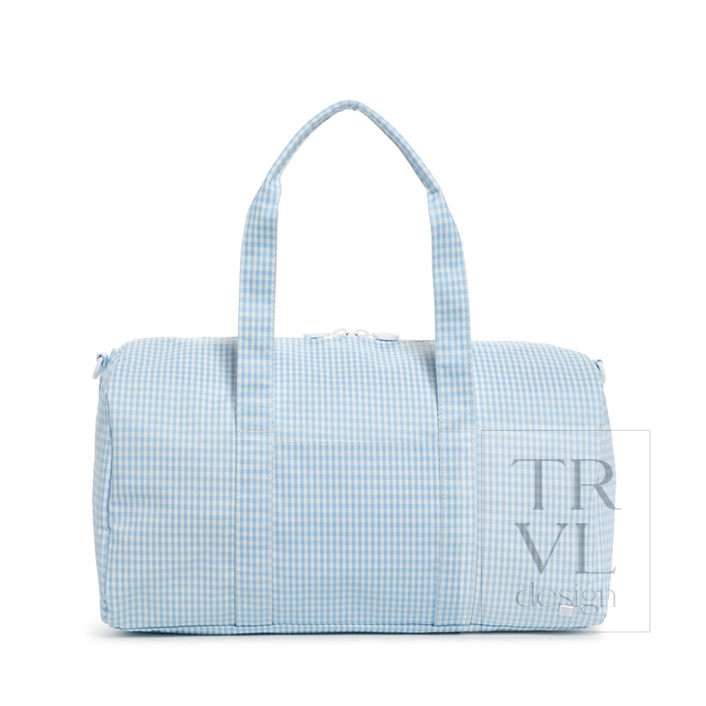 TRVL Weekender Duffel - Gingham Mist