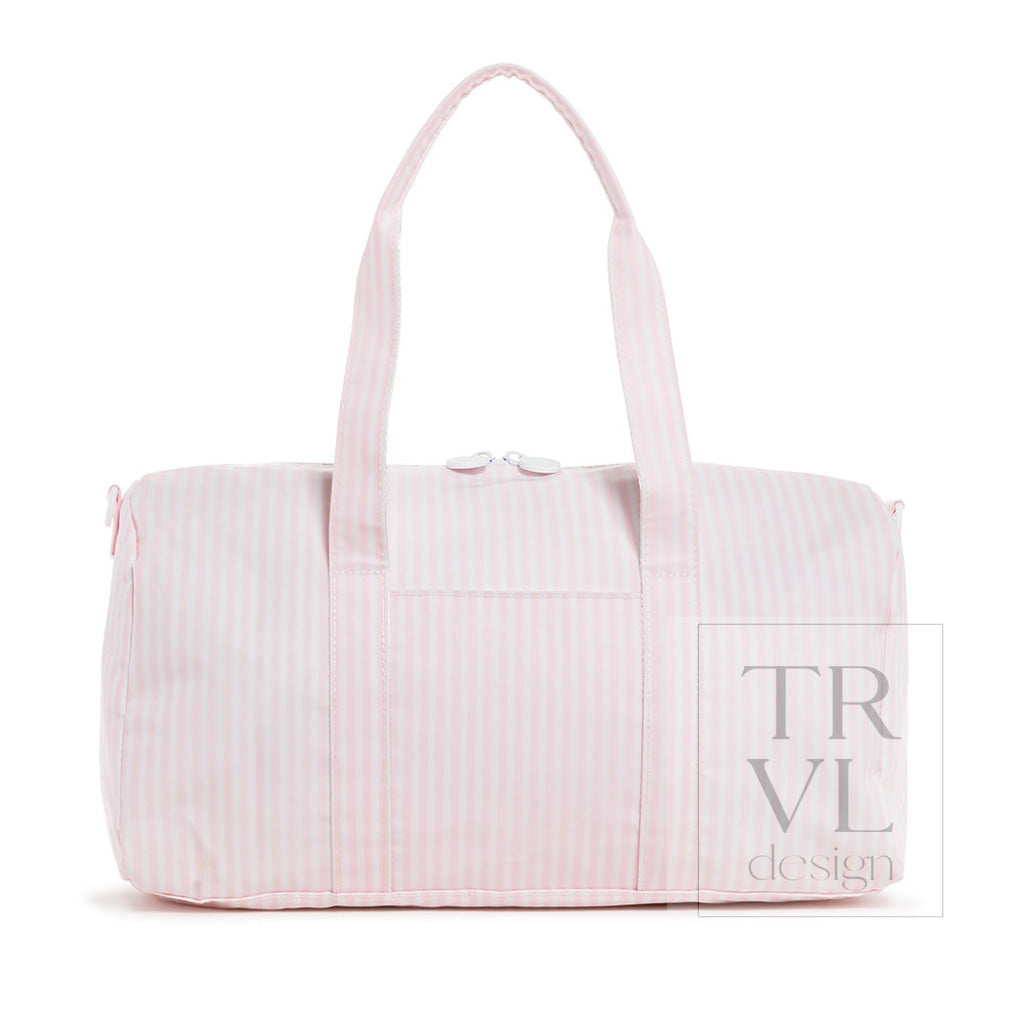 TRVL Weekender Duffel - Pimlico Stripe Pink
