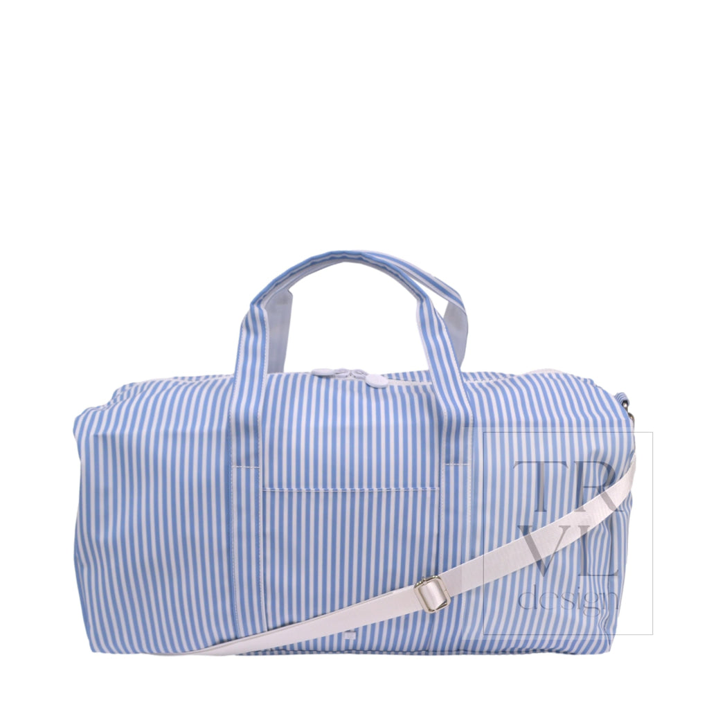 TRVL XL Weekender Duffel - Pimlico Stripe Chambray