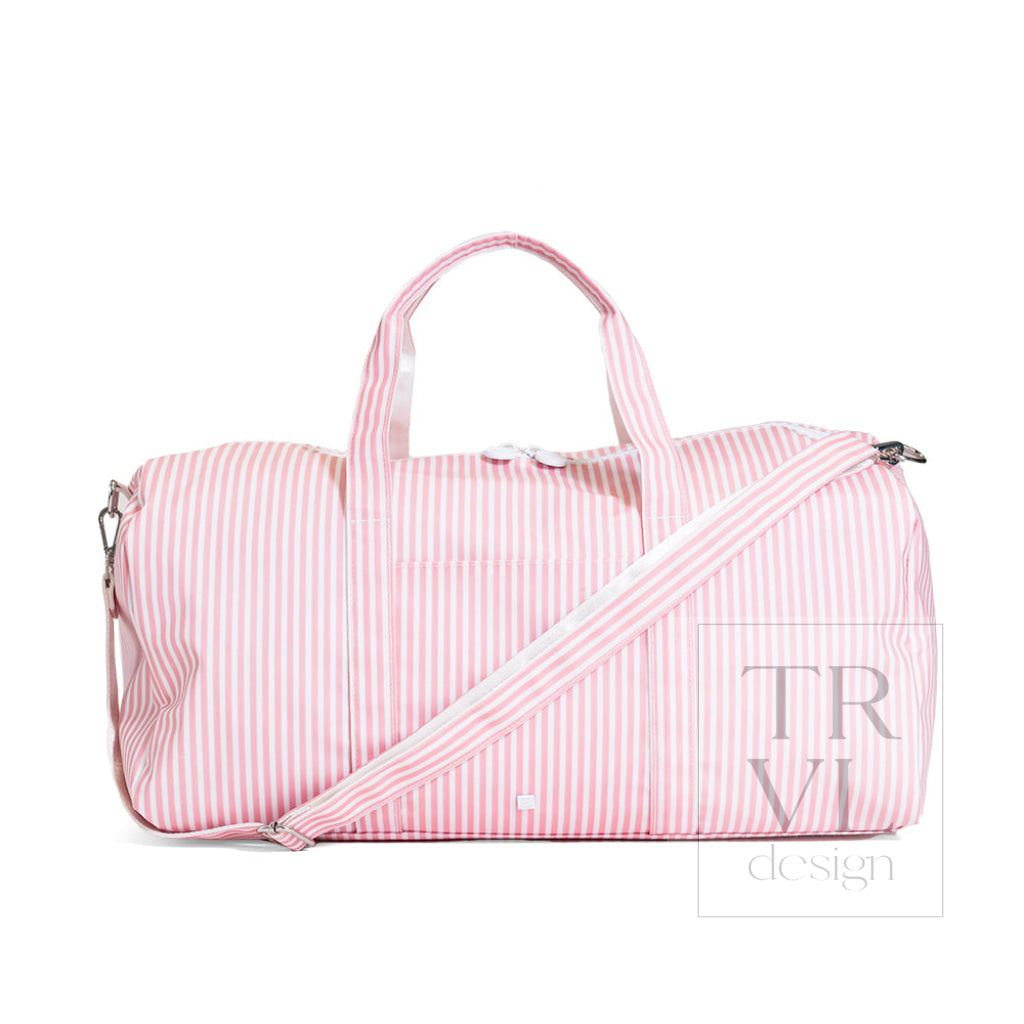 TRVL XL Weekender Duffel - Pimlico Stripe Dusty Rose