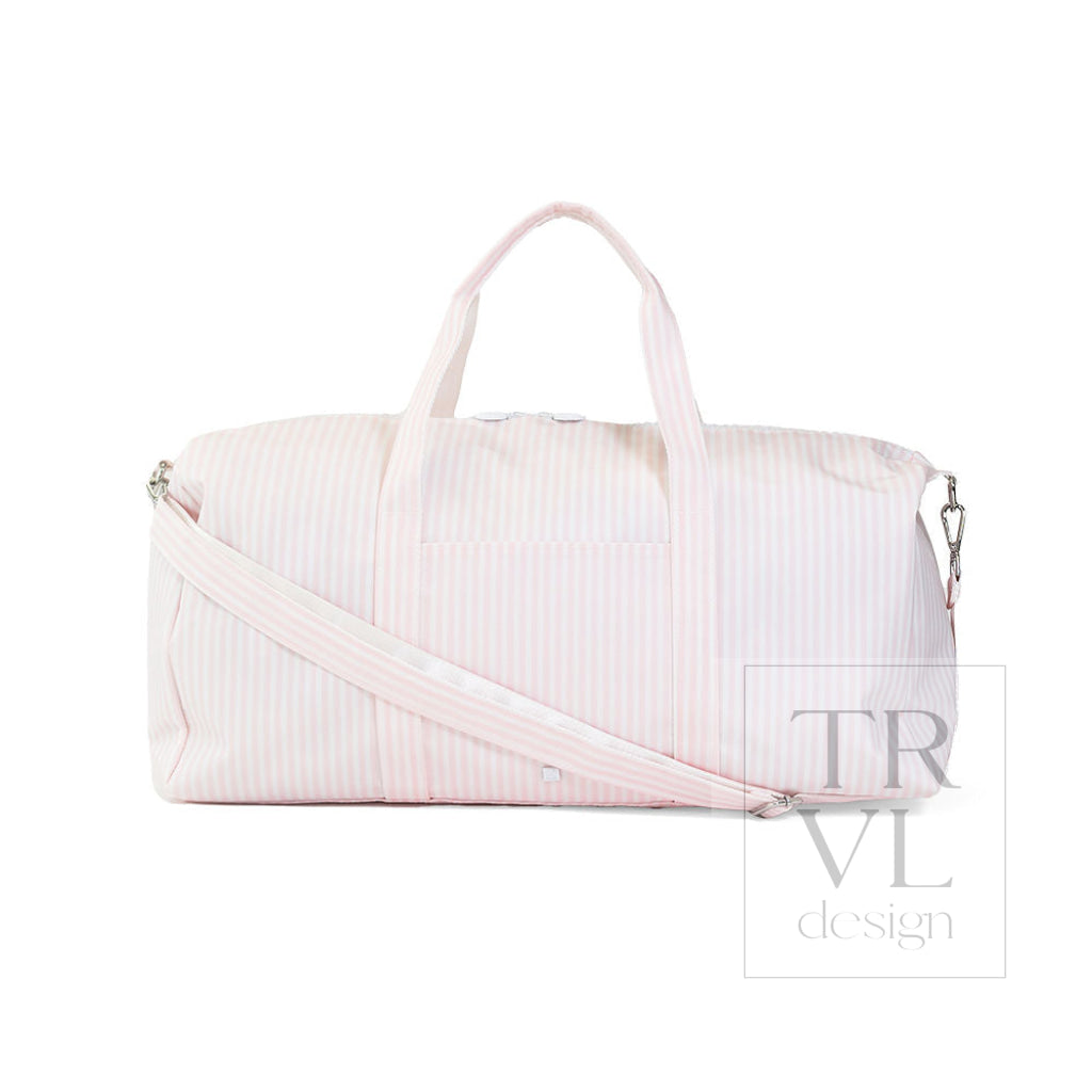 TRVL XL Weekender Duffel - Pimlico Stripe Pink